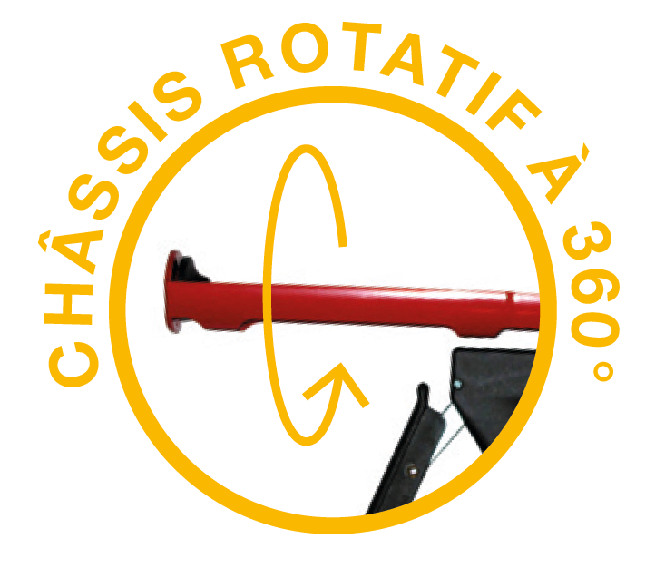label Picto châssis rotatif h14 Picto châssis rotatif H14