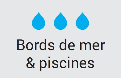 label Résistant corrosion mer et piscines Résistant corrosion mer et piscines