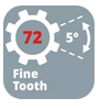 Cliquet 72 dents - wiha