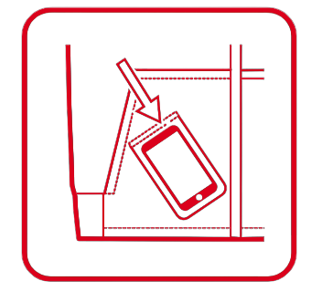 label Poche pour téléphone Poche pour téléphone