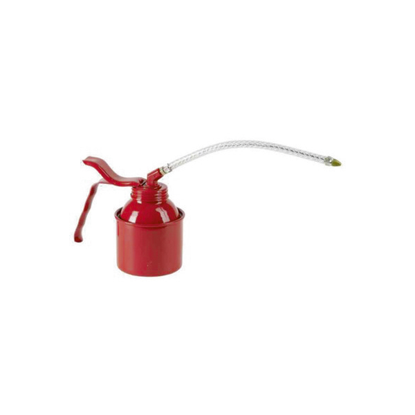 Burette acier 250ml bec flexible 210mm