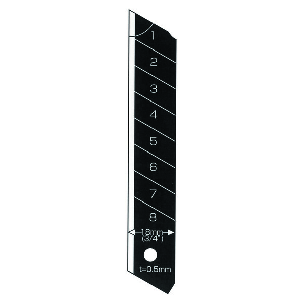 Lame de cutter razar black 18mm pour driver dc561 (etui de 10)