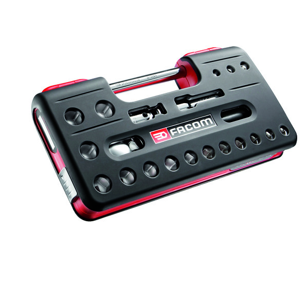 Coffret douilles, accessoires et cliquet extensible 1/2” (21 pieces)