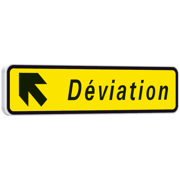 Panneaux de signalisation temporaire