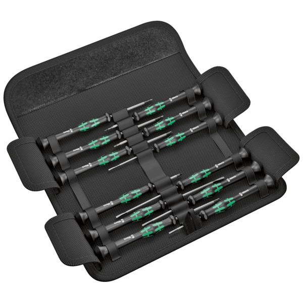 Tournevis electronicien kraftform micro 12 universal 1 (jeu de 12)