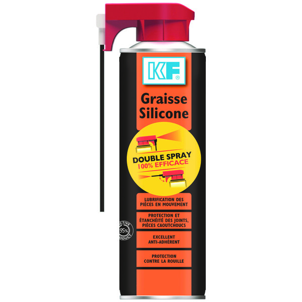 Graisse silicone 500 double spray
