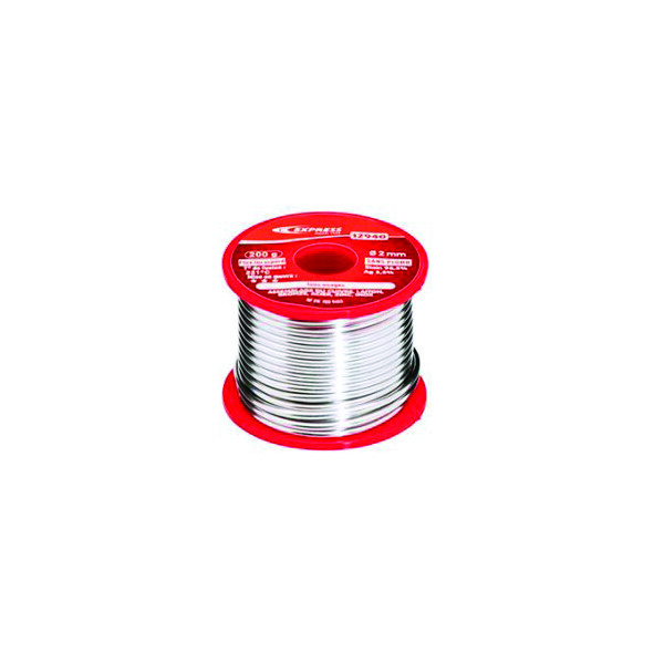 Soudure etain pour assemblage travaux courants - 200 g - bobine ø 2 mm
