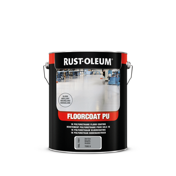 Peinture sols gris acier 5l