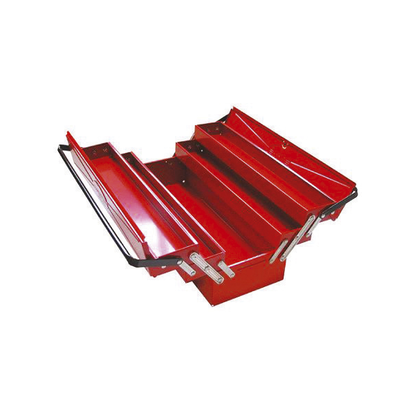 Boite a outils acier 5 compartiments