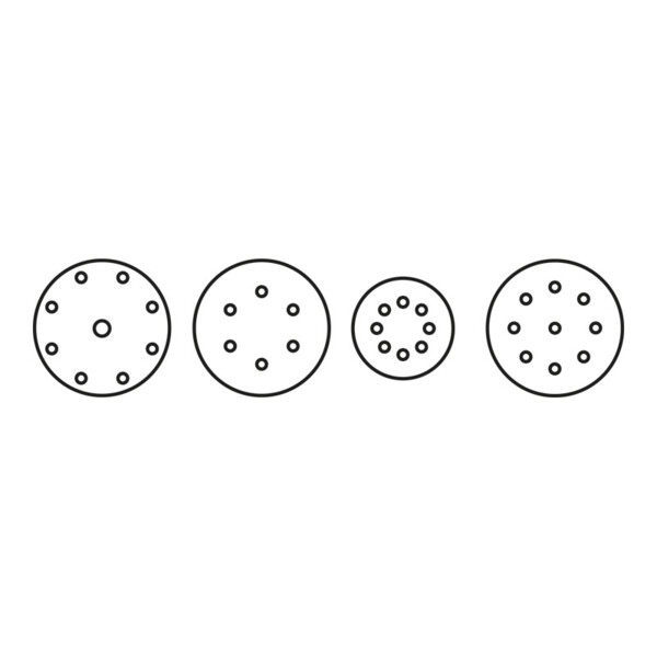 Abrasif disque auto-agrippant 125mm- 150mm
