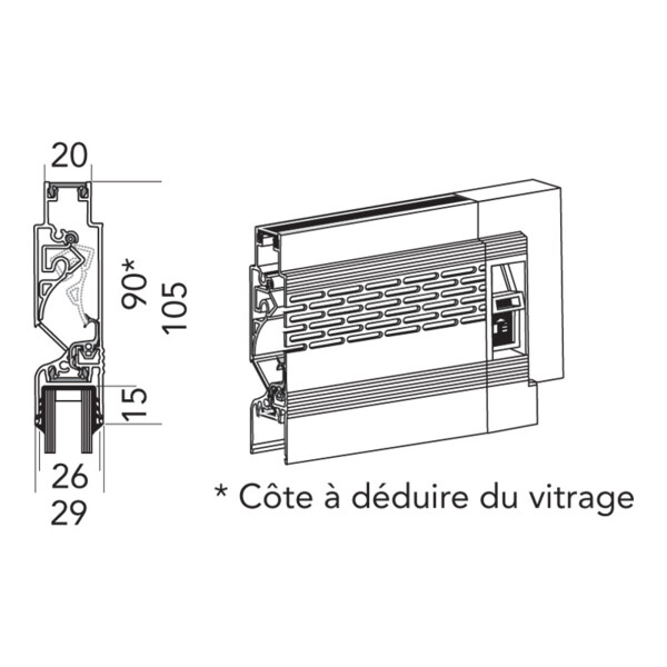 Aérateur thm 90 haut