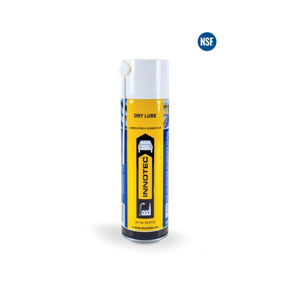 Aérosol 500ml lubrifiant ptfe sec non gras dry lube