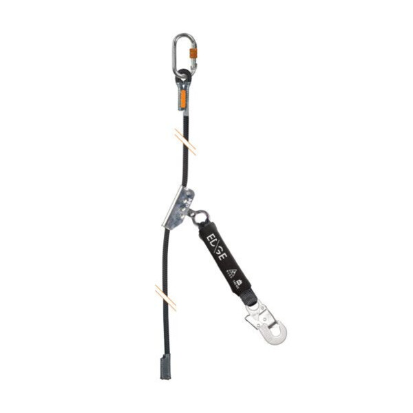 Antichute non amovible sur corde drisse de 10m teste 140kg edge