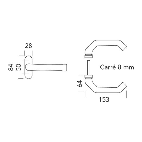 Béquille design à ressort