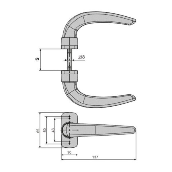 Béquille double horus