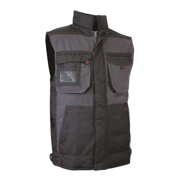 Bodywarmer sable gris noir