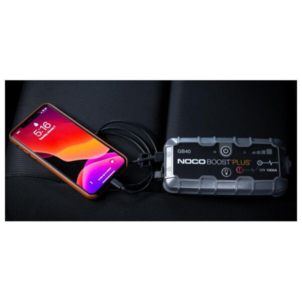 Booster charge multiproduit - usb à batterie auto 1000a