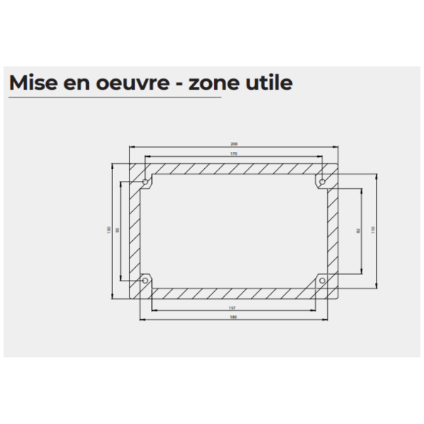 Borne piéton avec visière