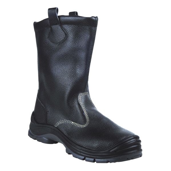 Bottes fourrées cuir noir