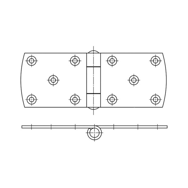 Charnière centrale 125.110