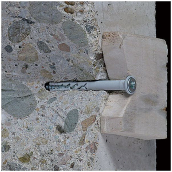 Cheville à frapper col fraisé