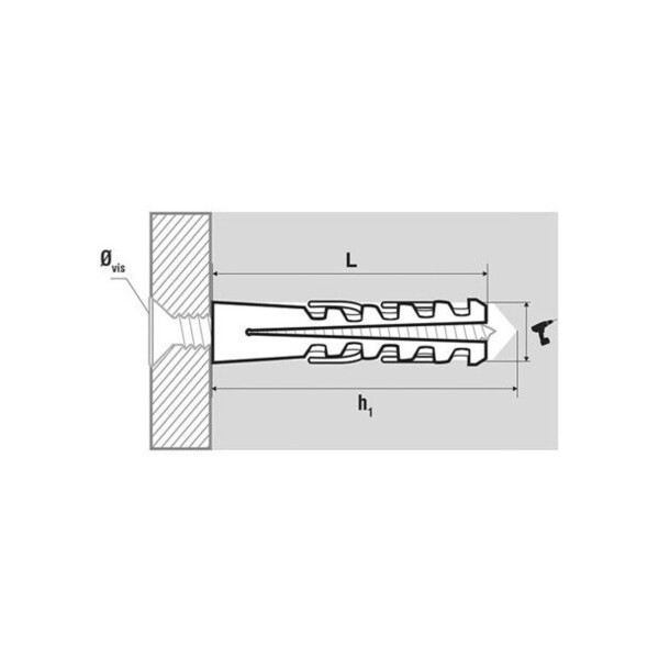 Cheville nylon classik