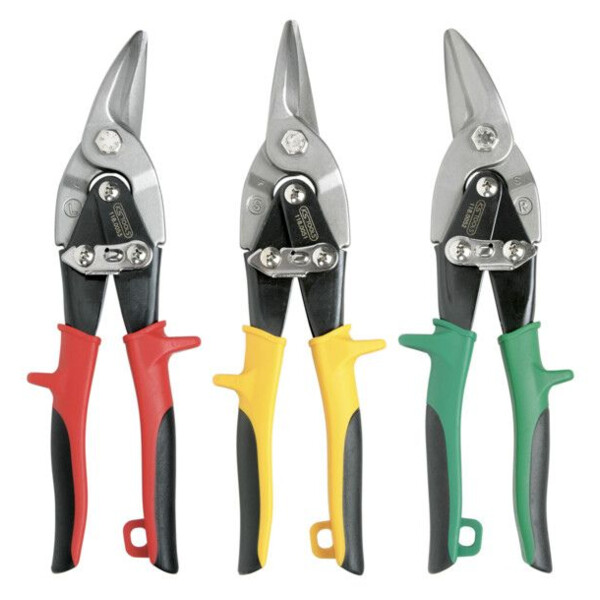 Cisaille a tole (jeu de 3)