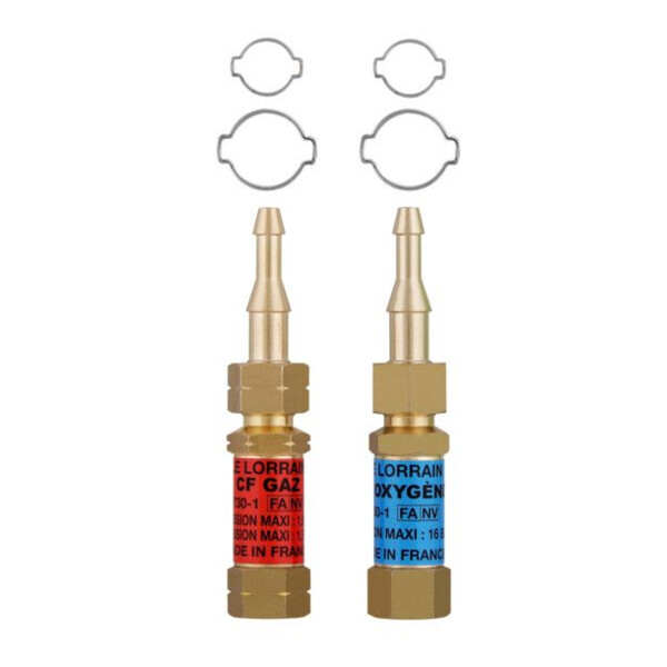 Clapet anti-retour pare flamme themostop cf (la paire)