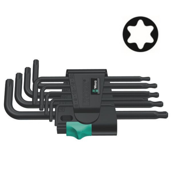 Cle male torx tete spherique 967/9 pkl tx 1sb (jeu de 9)
