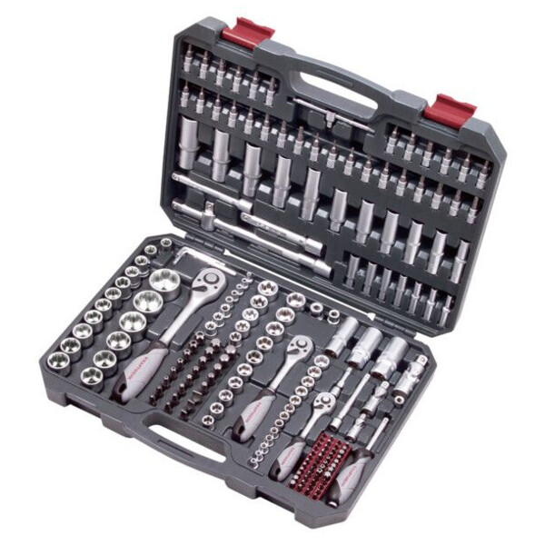 Coffret clés + douilles 1/4 -3/8 -1/2
