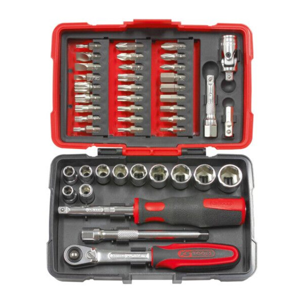 Coffret douilles et accessoire ultimate®  xs compact 1/4'' (44 pieces)