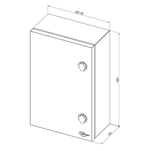 Coffret métal étanche sewosy