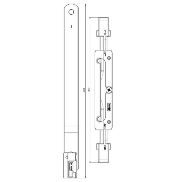 Compas de securite limite soufflet