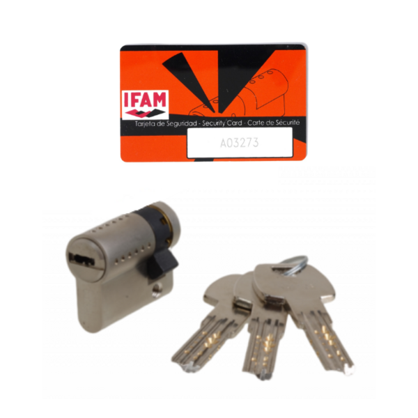 Cylindre demi rx - s'entrouvrant 3 clés