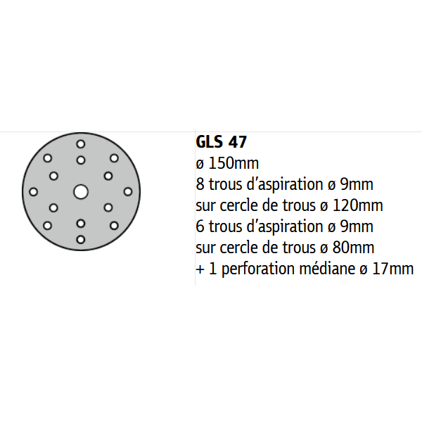 Disque abrasif sur support fibre