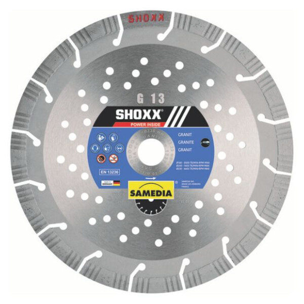 Disque diamant granit/beton shoxx g13