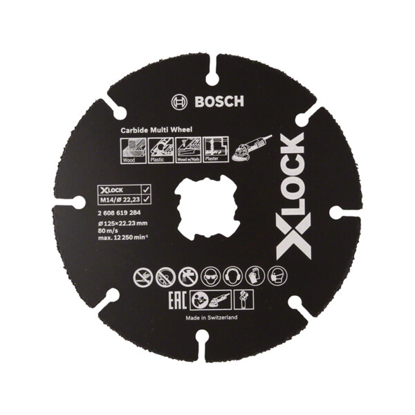 Disque x-lock multimatériaux carbide 125mm
