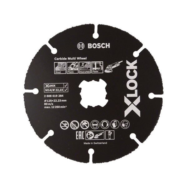 Disque x-lock multimatériaux carbide 125mm