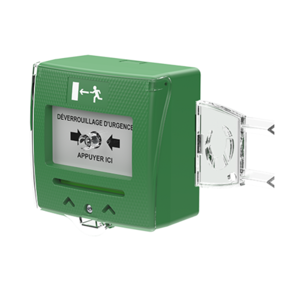 Dm vert shok 2 contacts + capot