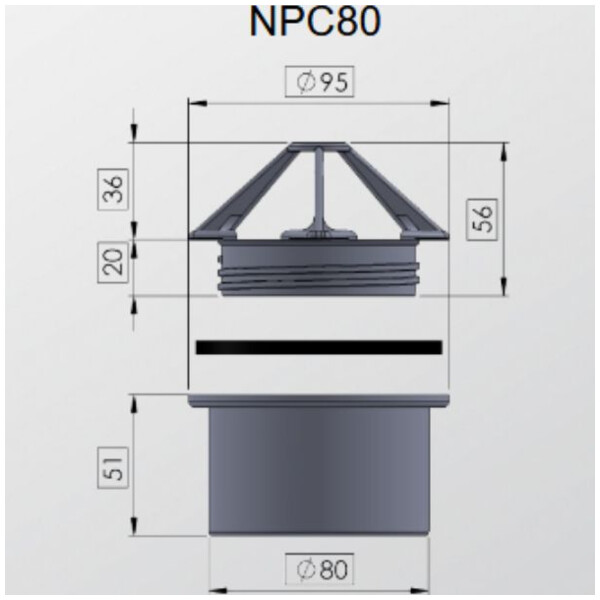 Embouchure de gouttière