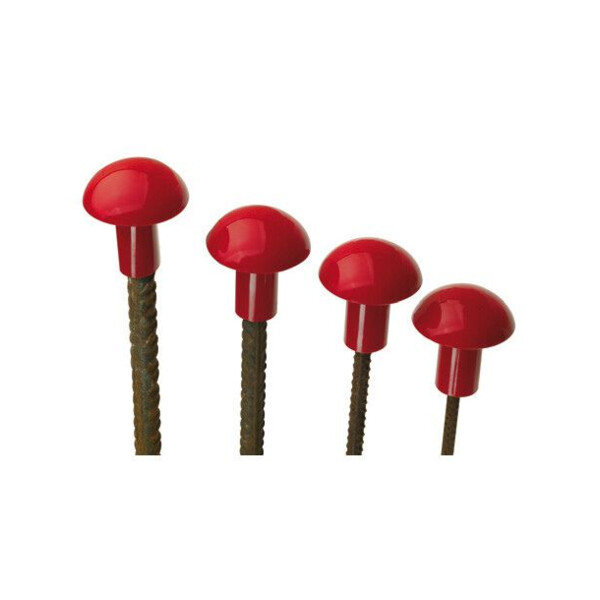 Embouts de securite pour fer a beton d.8 a 20 mm (sachet 125 pc)