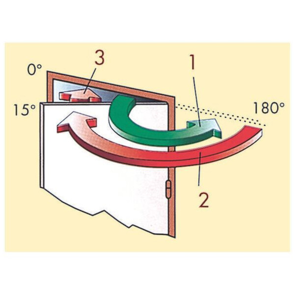 Ferme-porte gr101 bras compas