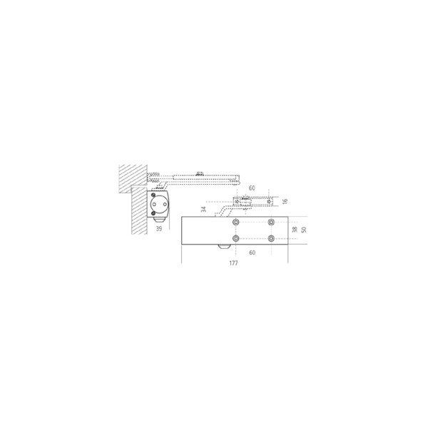 Ferme porte ts 1500-1500g