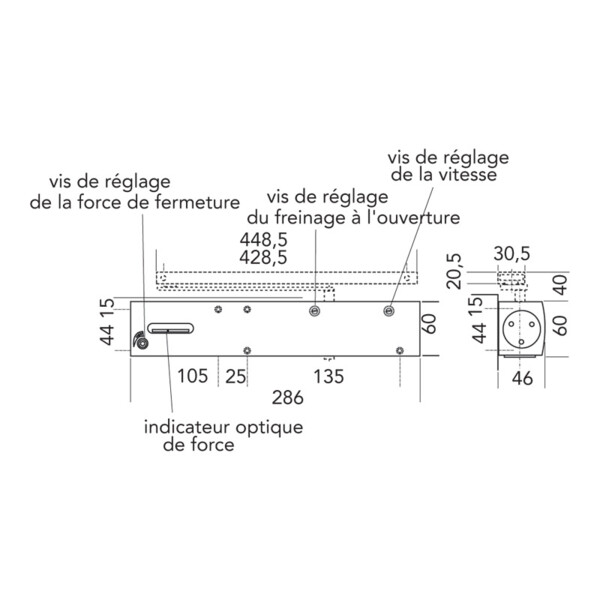 Ferme porte ts 4000