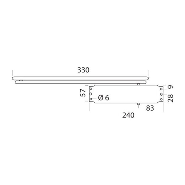Ferme porte ts 90 impulse