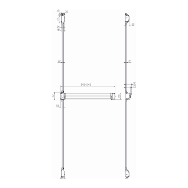 Fluid control access/exit beq