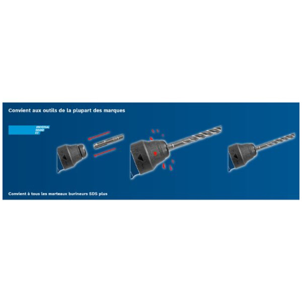 Foret 4 taillants sds+-7x