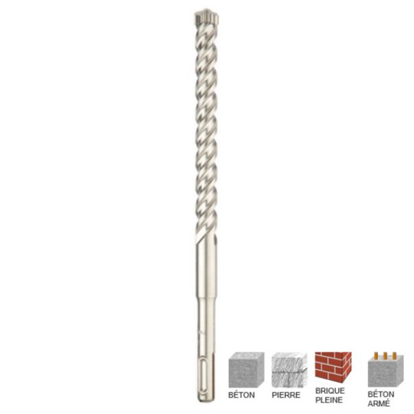 Foret béton sds+ rockfaster - 6 taillants