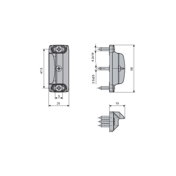 Gâche 8505a 1 vtl