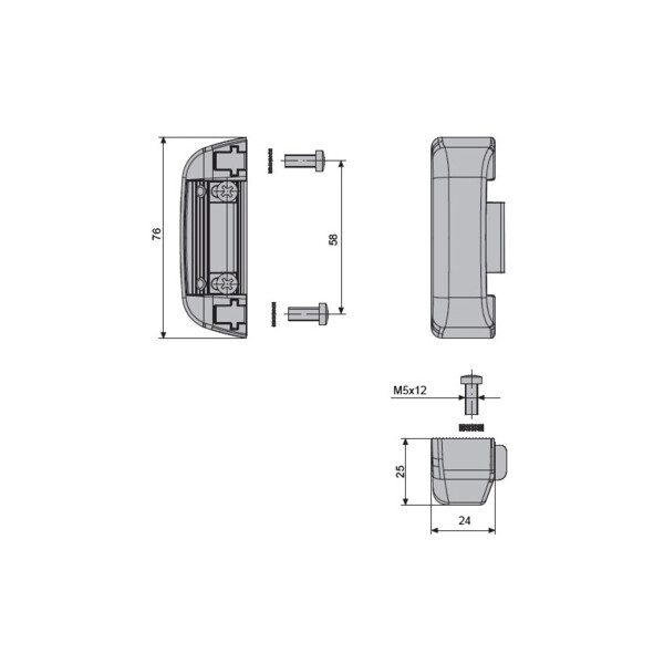 Gâche 8525a 1 et 2 vtx